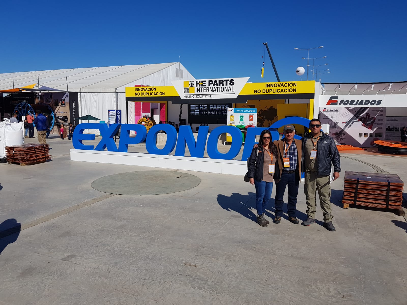 Representación de ATDGO en evento minero